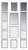 Vintage Italian Collection of White Metal Framed Mirrors, 1950, Set of 14 For Sale
