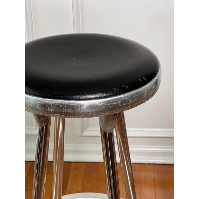 Metal Industrial Aluminum Bar Stools by Joan Casas I Ortinez for Indecasa, Spain, 1980s For Sale - Image 7 of 13