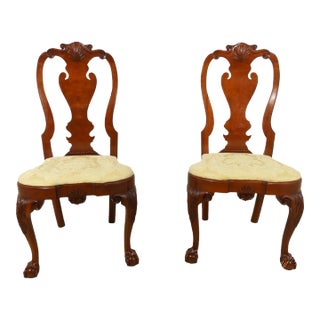 Pair Kindel Winterthur Collection Philadelphia Side Chairs For Sale