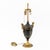 French Empire Style Painted Gilt Metal Table Lamp For Sale In New York - Image 6 of 9