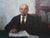 Lenin Portrait Painting, Original Soviet Art by Ukrainian Artist Feller (1979) 119-159 For Sale