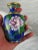 Mid-Century Chinese Blue Floral Bird Cloisonne Vase For Sale - Image 10 of 12