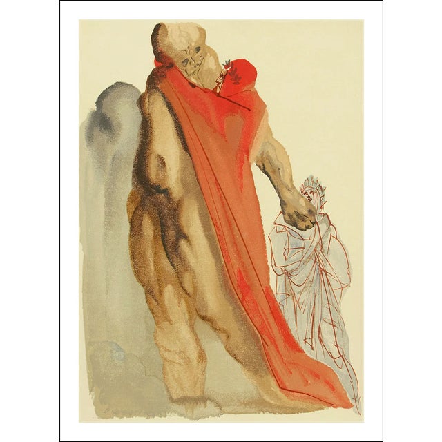 Artist: Salvador Dali Country: Spain Title: Purgatory 5 – Virgil’s reproaches Medium: Original Woodcut not signed Paper...