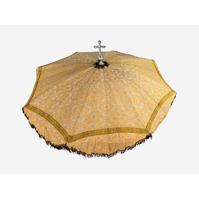 Religious Parasol with Cross, 19th Century For Sale - Image 13 of 18