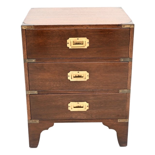 Vintage Military Campaign Style Chest of Drawers, 1930 For Sale