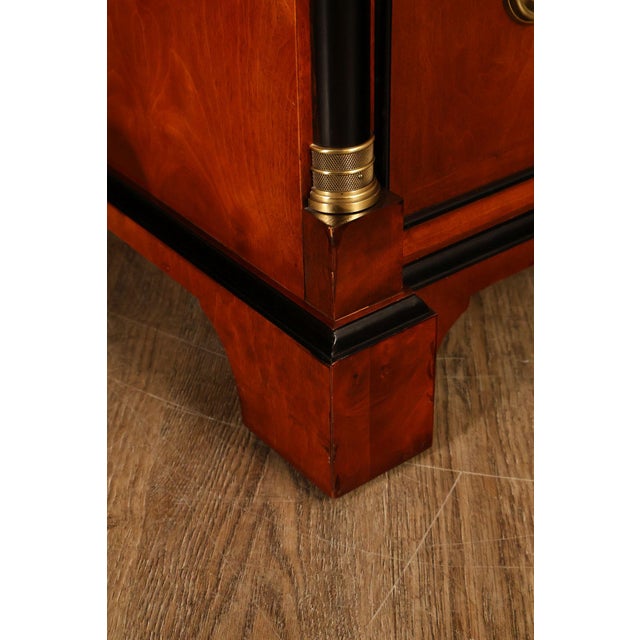 Wood Century Furniture Biedermeier Style Triple Chest For Sale - Image 7 of 18