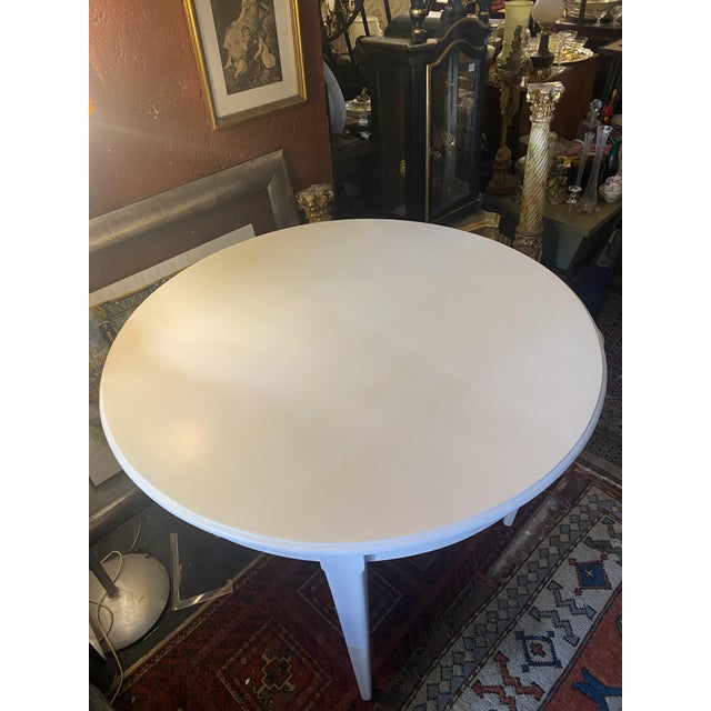 White Dinning Table, 1960s For Sale - Image 12 of 18