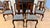 4 regular chairs and 2 head chairs. In good condition, but need some cleaning and seat reinforcement. Match the dining...