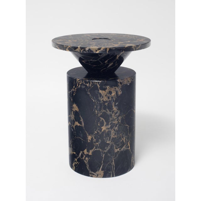 Portoro TOTEM coffee table, Limited Edition by Karen Chekerdjian Dimensions: 42 x 42 x 62 cm Materials: Nero Portoro...