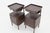 Industrial Nightstands with Pull Out Table, Former Czechoslovakia, 1940s, Set of 2 For Sale - Image 4 of 16