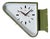 Vintage Green Ships Double-Sided Wall Clock from Seiko, 1970s For Sale