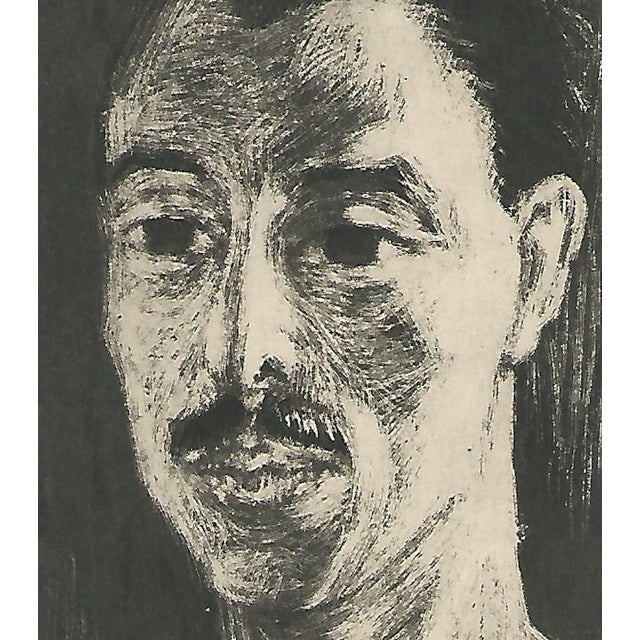 1920s Raphaël Drouart, Self-Portrait, 1923, Etching For Sale - Image 5 of 9