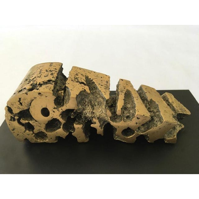 Abstract Multiple Bronze Cheese Shape, Italy, 1980s For Sale - Image 11 of 18