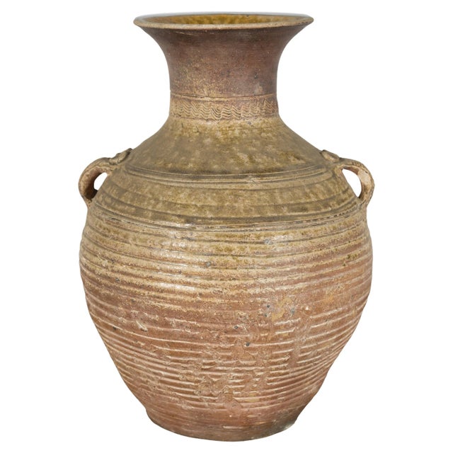 18th Century Chinese Qing Dynasty Terracotta Concentric Line Water Vessel For Sale - Image 13 of 13