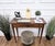 Italian Walnut Marquetry Desk, 1980s For Sale - Image 6 of 11