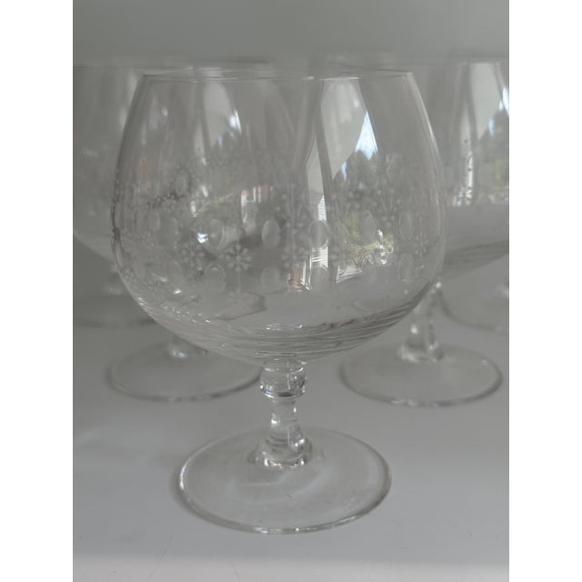 Mid-Century Modern Romanze Form 13000 Cognac Glass with Base by Björn Wiinblad for Rosenthal Studio Line, 1960s, Set of 6 For Sale - Image 3 of 6