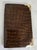 Antique Early 20th Century Crocodile Skin & 9ct Gold Gentlemans Wallet For Sale - Image 9 of 18