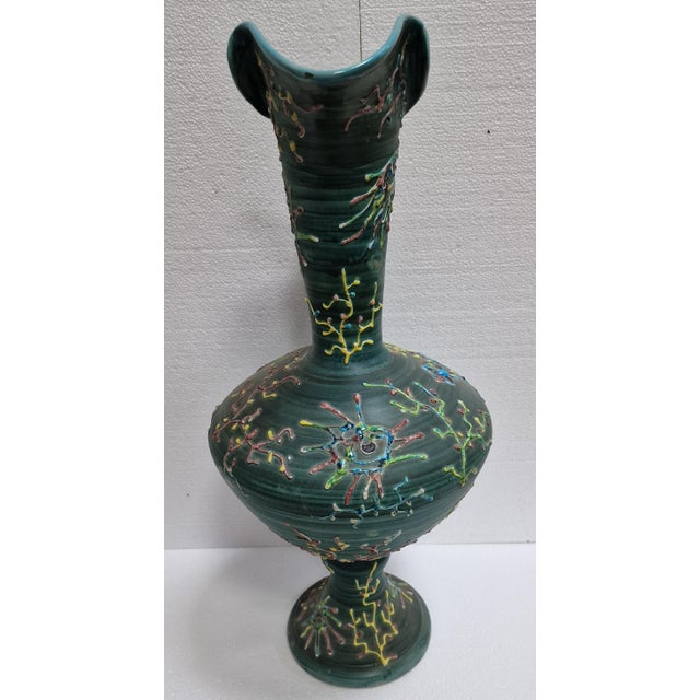 Deruta Ceramic Jug, 1950s, in Flawless conditions. Designed 1950 to 1959 This piece has an attribution mark, I am sure...