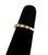 14K Yellow Gold Emerald and Diamond Ring, featuring six prong set round brilliant cut emeralds weighing a total of approx....