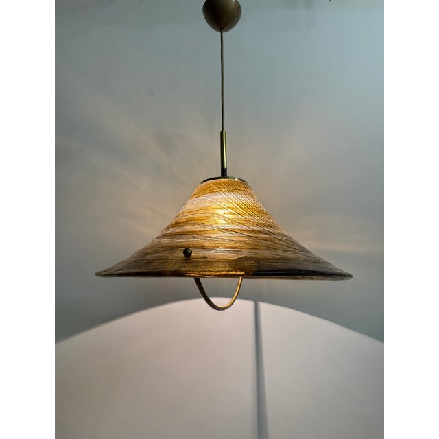 Mid-Century Modern Mid-Century Acrylic Glass Hanging Lamp, 1970s For Sale - Image 3 of 18