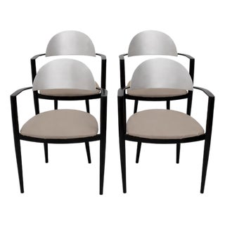 Set of 4, Modernist Dining Chairs For Sale
