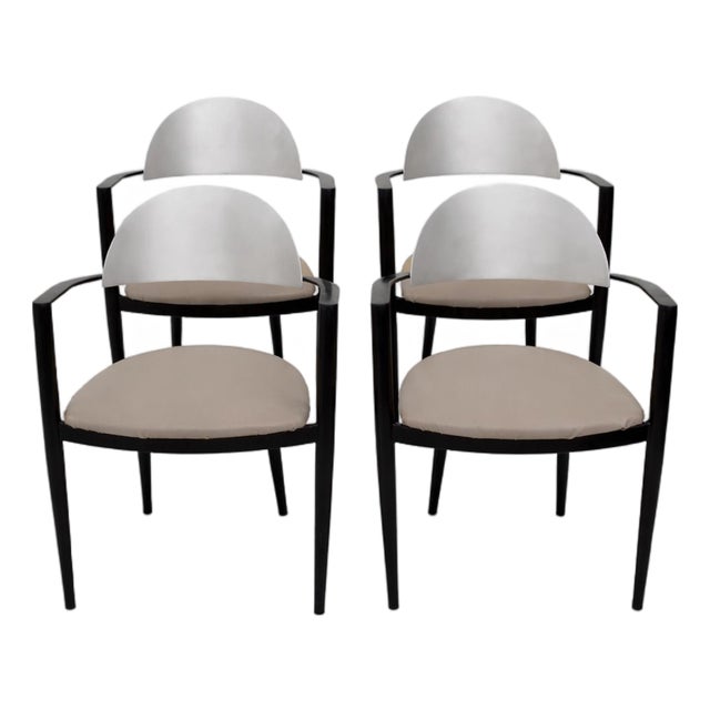 Set of 4, Modernist Dining Chairs For Sale