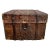 17th Century Italian Leather Lock Box For Sale