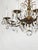 Antique 8 Arm Sweet Sensational Brass Cut Lead Glass Crystal Chandelier For Sale - Image 15 of 15
