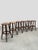 Brutalist Vintage Brutalist Wooden Barstools, 1970s, Set of 19 For Sale - Image 3 of 8