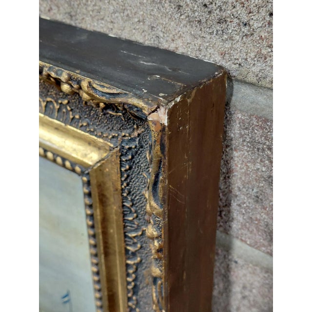 Framed Signed Giovanni Columbo Bustling Cityscape For Sale - Image 11 of 14