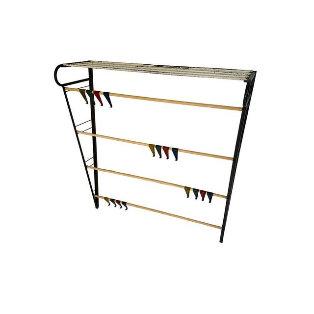 Vintage coat- and hat rack designed by the Dutch designer Coen de Vries in the 1950s and manufactured by Devo in the...