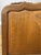 Vintage Louis XVI French Oak Single Bed Frame with Carved Headboard For Sale - Image 9 of 11