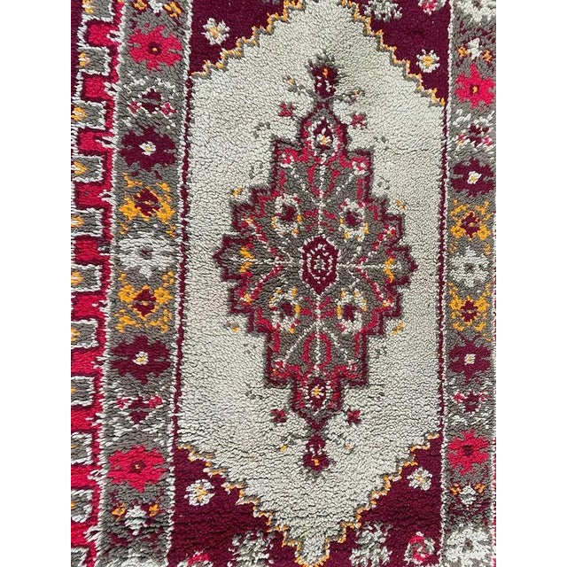 Vintage French Knotted Cogolin Rug, 1950s For Sale - Image 3 of 11