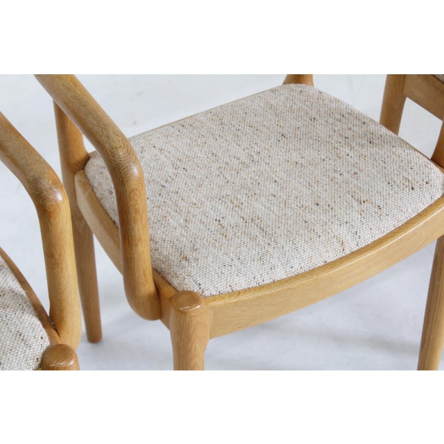 Vintage Dining Room Chairs by Juul Kristensen, 1960s, Set of 5 For Sale - Image 4 of 8