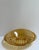 Antique 1920-1930s Stolzle Czech/Austria Art Deco Geometric Amber Pressed Glass Handle Bowl For Sale - Image 4 of 12