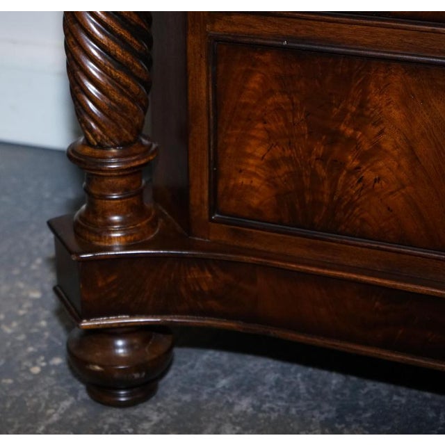 Brown Large American Trinidad Breakfront Dresser from Thomasville For Sale - Image 8 of 17