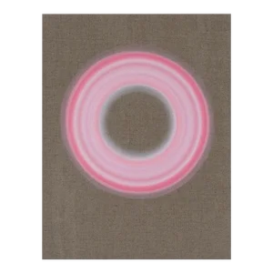 Contemporary Abstract Acrylic on Linen Painting "The American Girl" by Matthew Langley