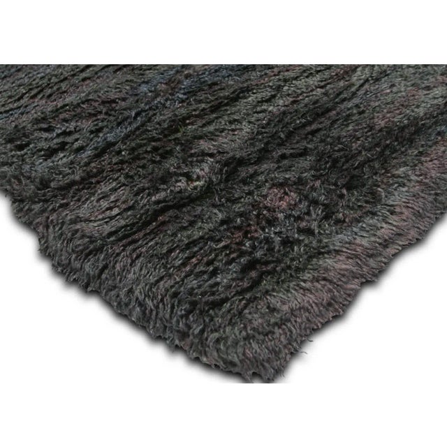 Contemporary 1980s Turkish Shag Rug For Sale - Image 3 of 6