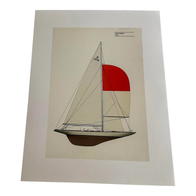 Giclee Print of Americas Cup Winner, Columbia For Sale