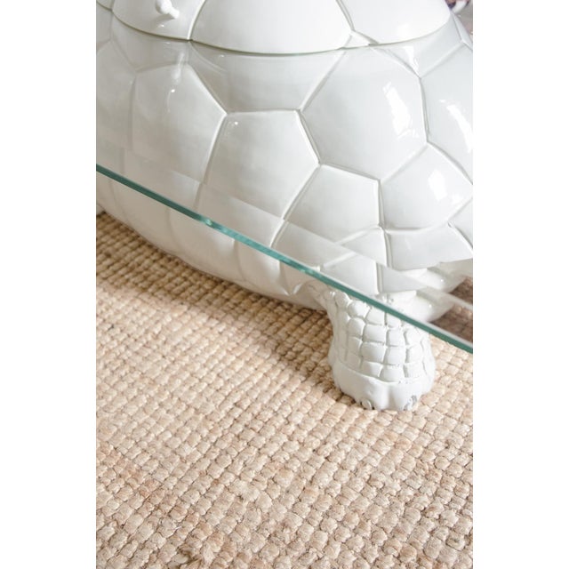 Modern Turtle-Shaped Storage Coffee Table, 1980s For Sale - Image 3 of 7