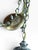 Vintage Hollywood Regency Textured Glass Pendant Lights, Pair For Sale - Image 4 of 7
