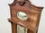 Antique French Provincial Carved Oak Hall Mirror with Beveled Glass and Shelf, 1890 For Sale - Image 4 of 15
