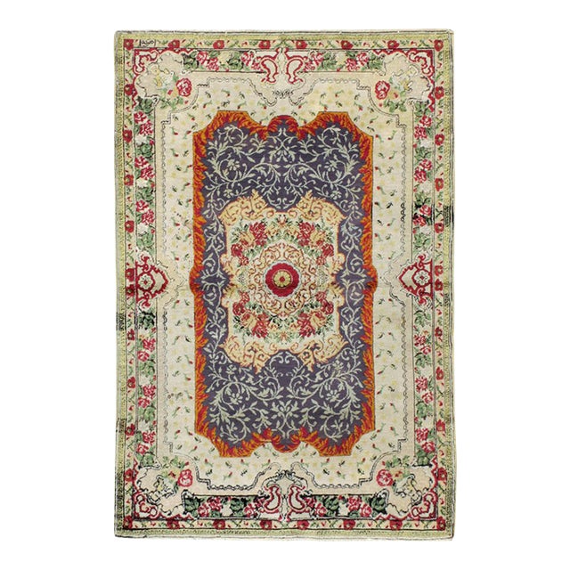 Galerie Shabab Collection Early 20th Century Turkish Souf Hereke Rug For Sale