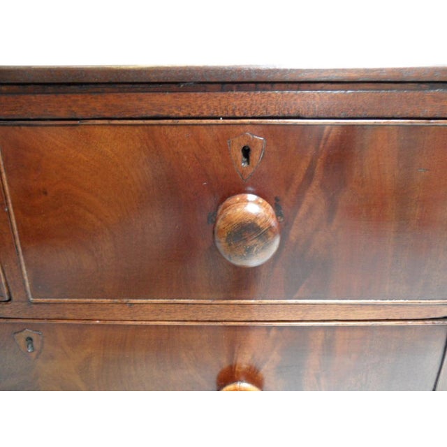 Antique Mahogany Chest of Drawers For Sale - Image 3 of 11