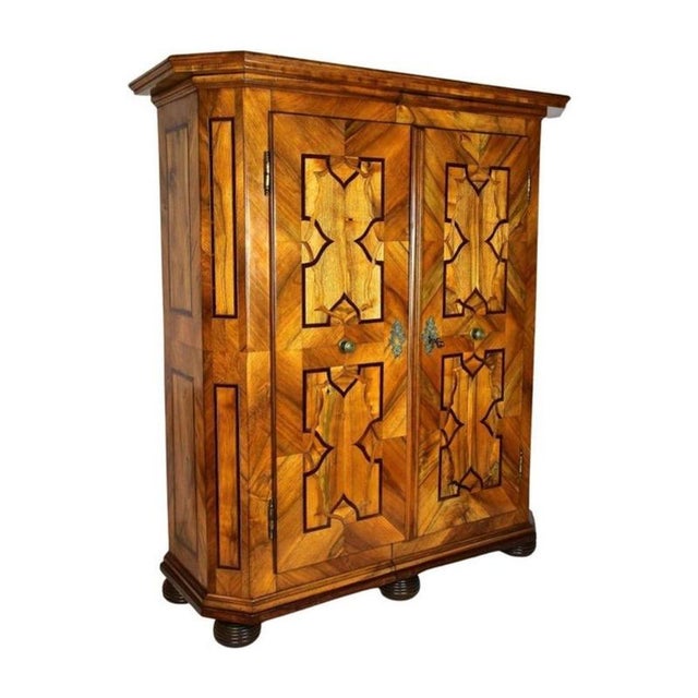 Absolute outstanding late 18th century baroque cabinet coming from a private owned castle in Austria. This artfully...