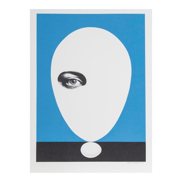 Balancing Act, Clarence Holbrook Carter Screen Print For Sale