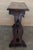 Wood 19th Pair of Solid Walnut Baroque Lyre-Leg Trestle Nightstands With Drawer For Sale - Image 7 of 11