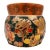 Vintage Chinoiserie Ceramic Satsuma Vase Stand, Ginger Jar Pedestal, Base, or Riser For Sale