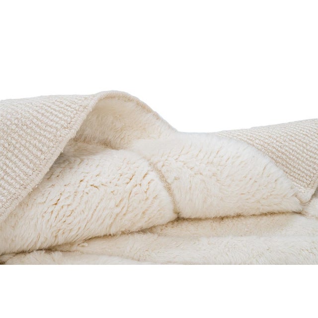 Hand-Knotted Wool Rug by Azele Studio For Sale - Image 6 of 12