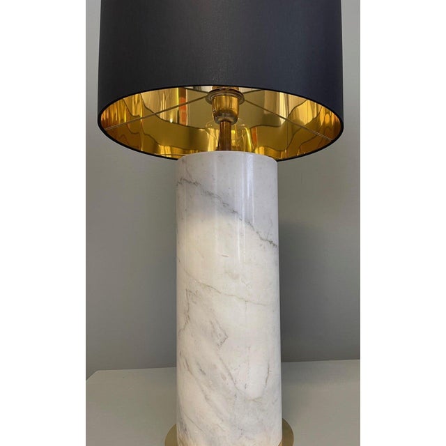 Monumental Marble Table Lamps, 1960, Set of 2 For Sale - Image 6 of 11